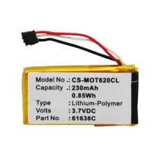 Remplacement de batterie compatible pour Motorola 61638C,SNN5904A