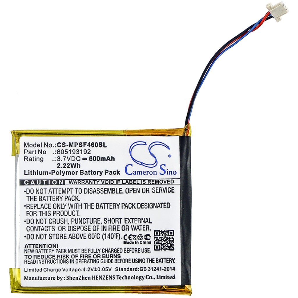 Batteries Remplace 805193192
