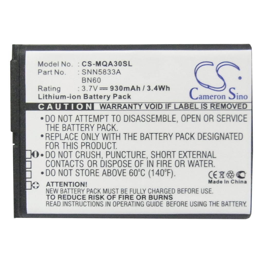 Batteries Remplace SNN5838