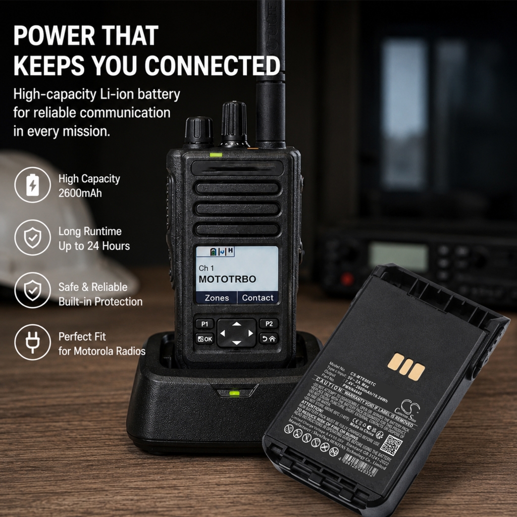 Akku kompatibel mit Motorola CS-MTE866TC