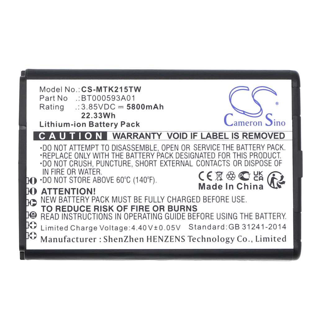 Batteries Remplace BT000594A01