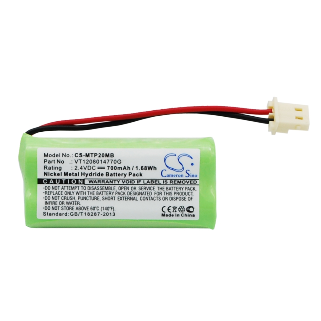 Remplacement de batterie compatible pour Motorola VT1208014770G