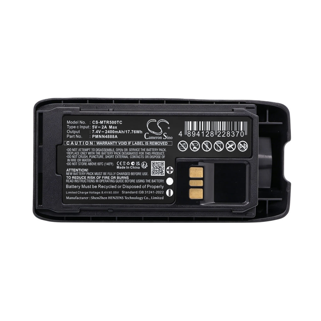Akku kompatibel mit Motorola CS-MTR500TC