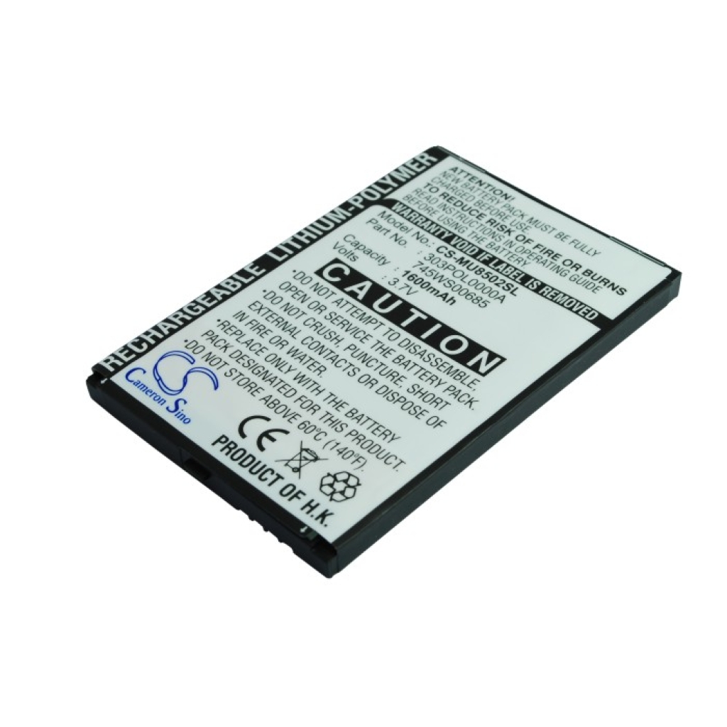 Batterie de téléphone portable i-Mate CS-MU8502SL