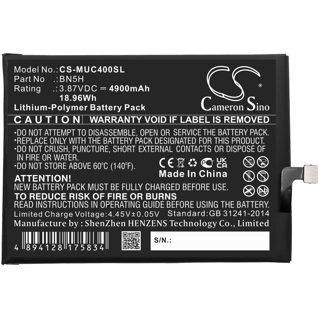Mobile Phone Battery Poco CS-MUC400SL