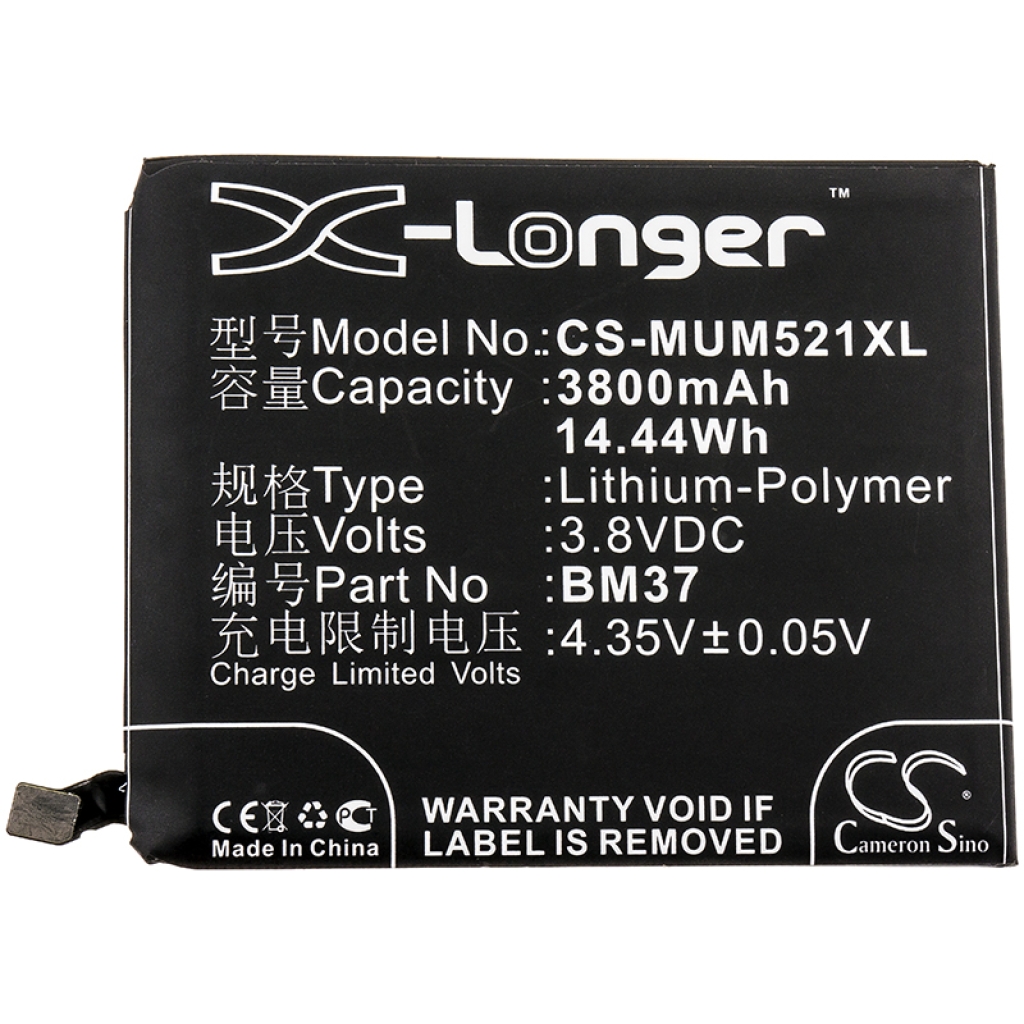 Remplacement de batterie compatible pour Xiaomi BM37 ( CHINA VERSION )