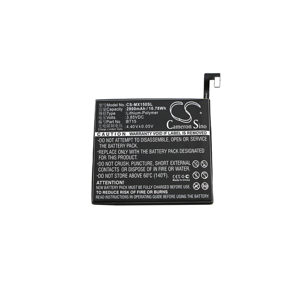 Batterie de téléphone portable MeiZu CS-MX150SL