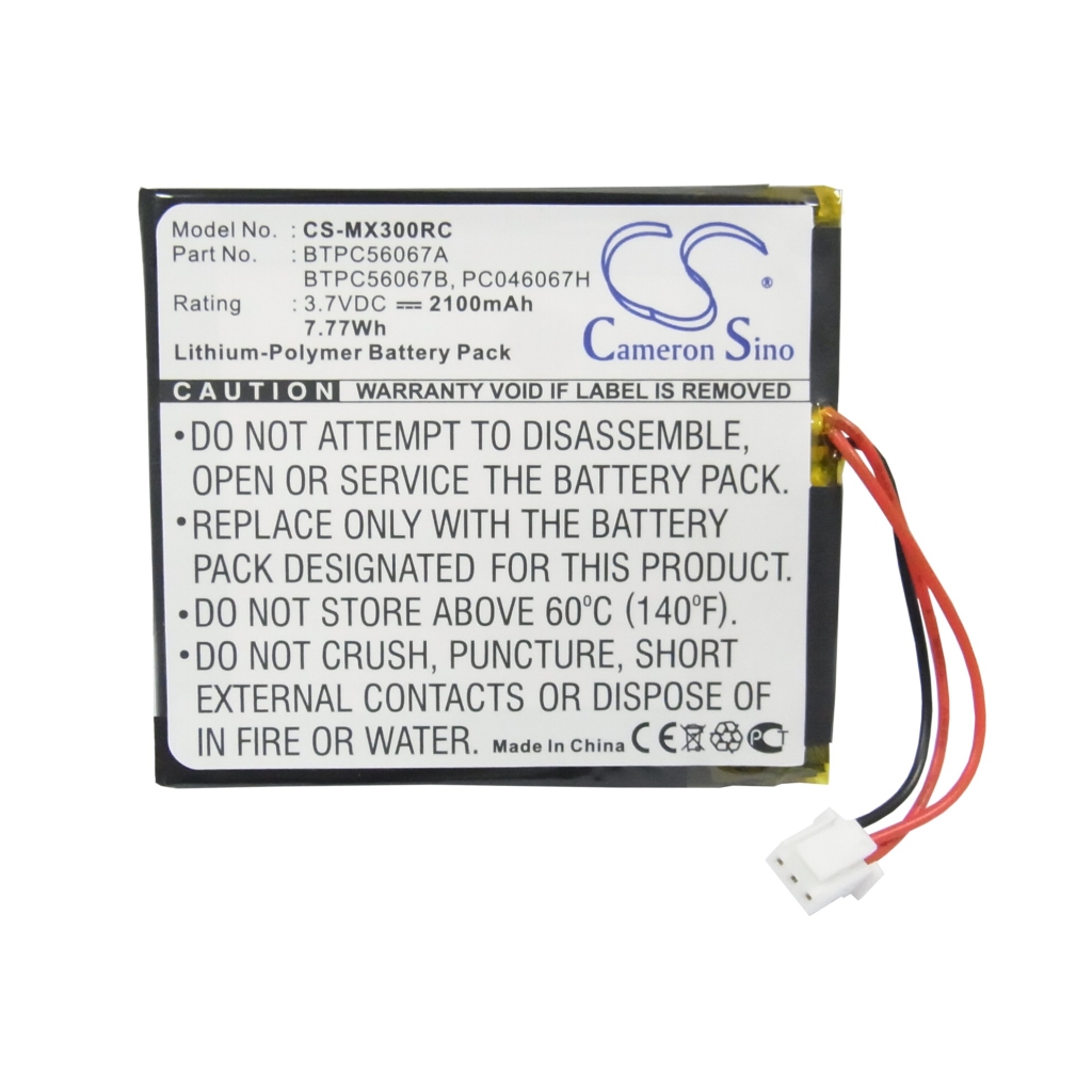 Batterie de la télécommande Crestron STX-1700C