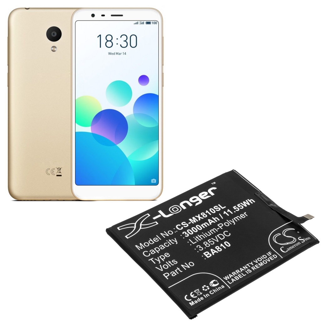 Batterie de téléphone portable MeiZu CS-MX810SL