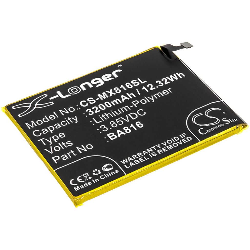 Batterie de téléphone portable MeiZu CS-MX816SL