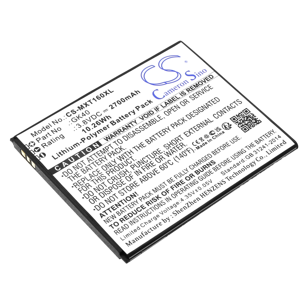 Batteries Remplace GK40