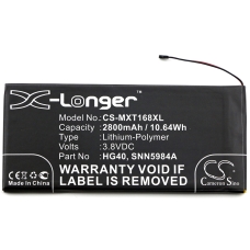 Remplacement de batterie compatible pour Motorola HG40,SNN5984A