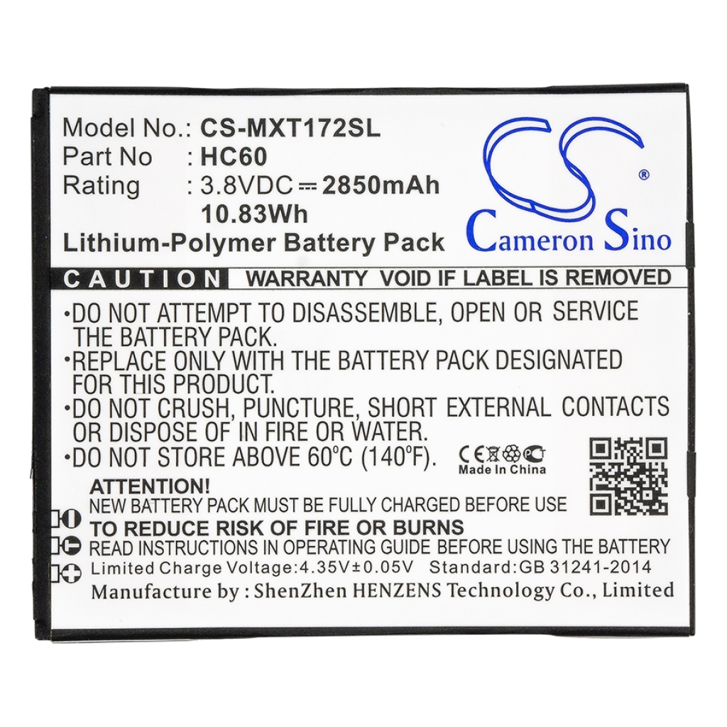 Batteries Remplace HC60