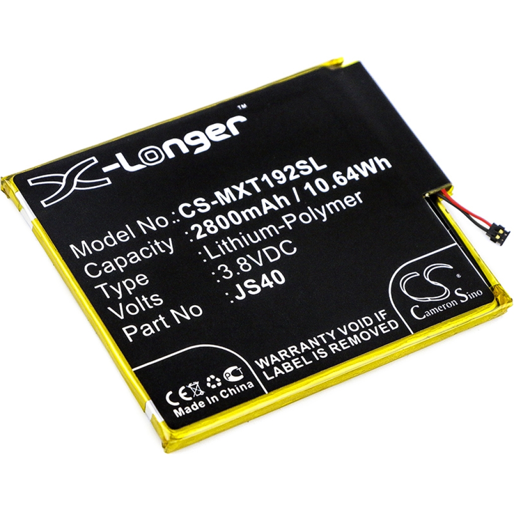 Remplacement de batterie compatible pour Motorola JS40