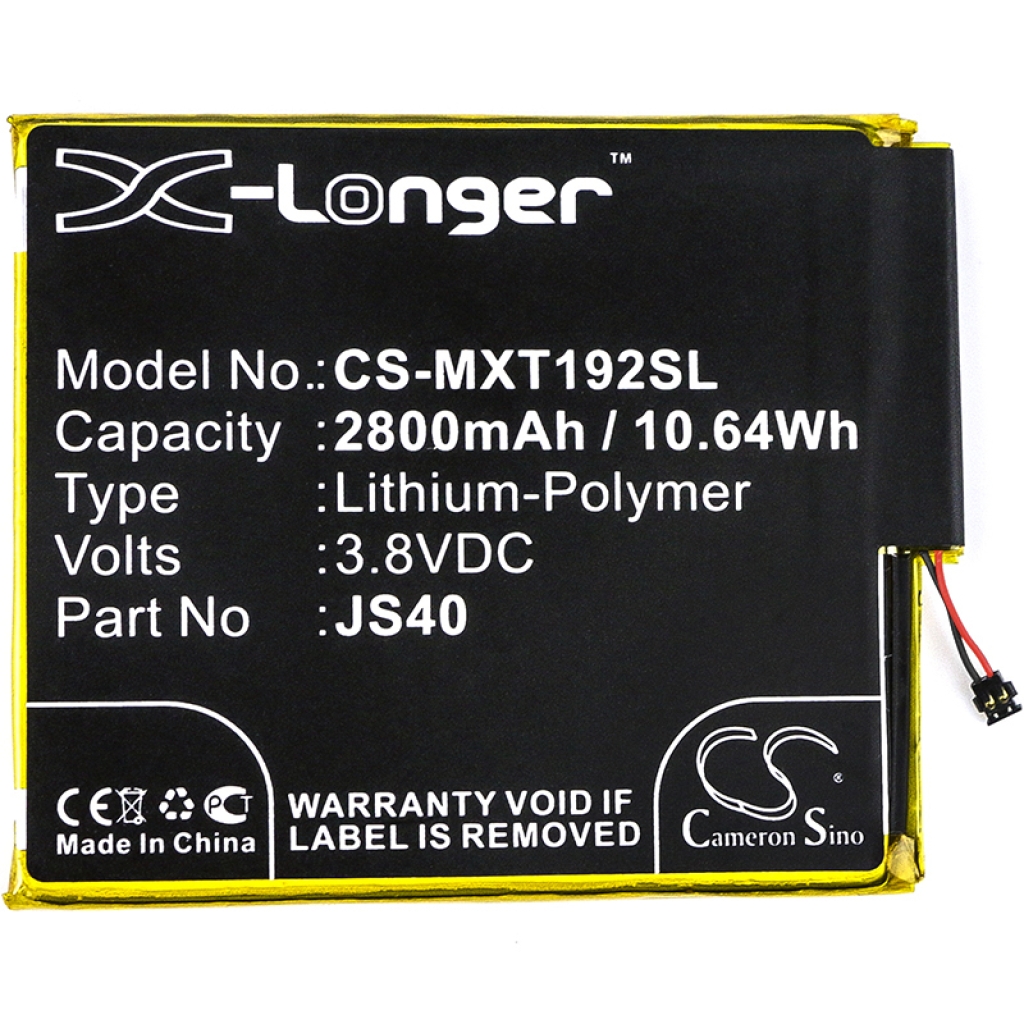Remplacement de batterie compatible pour Motorola JS40
