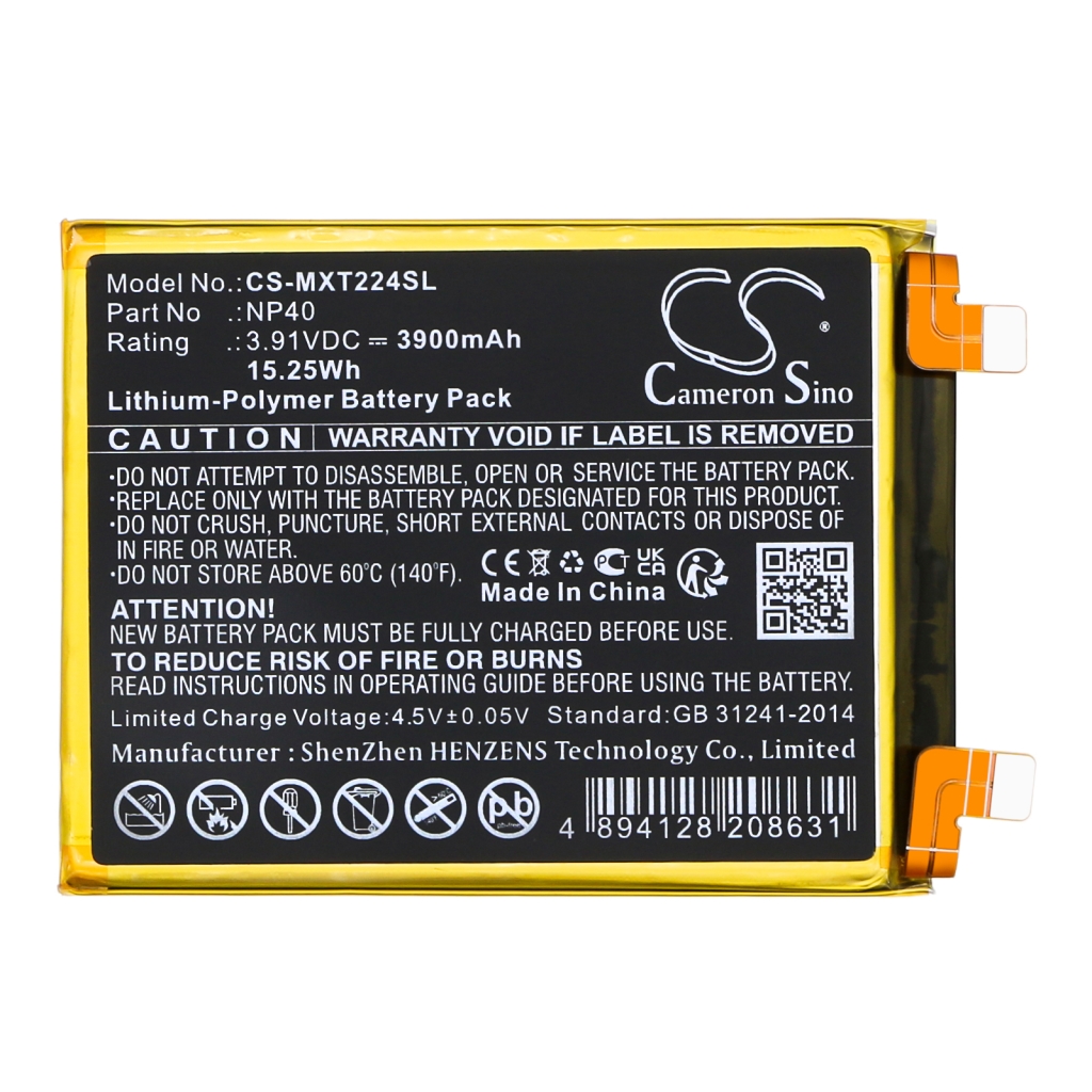 Batterie de téléphone portable Motorola CS-MXT224SL