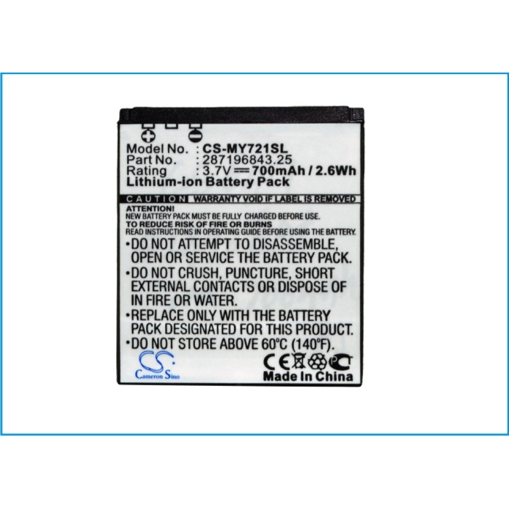 Batteries Remplace 287196831