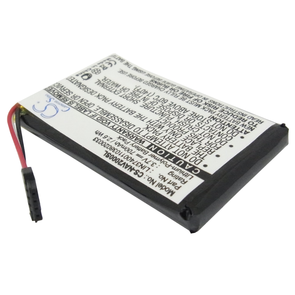 Remplacement de batterie compatible pour Navigon LIN3740011038020033