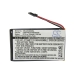 Remplacement de batterie compatible pour Navigon LIN3740011038020033