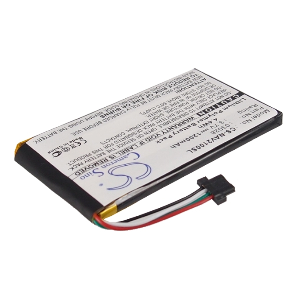 Remplacement de batterie compatible pour Navigon 03028