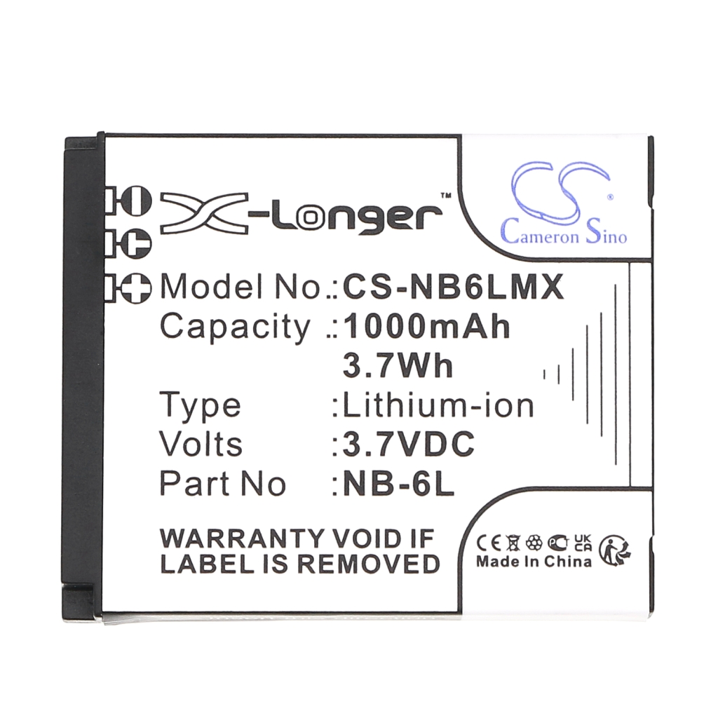 Batteries Remplace NB-6L