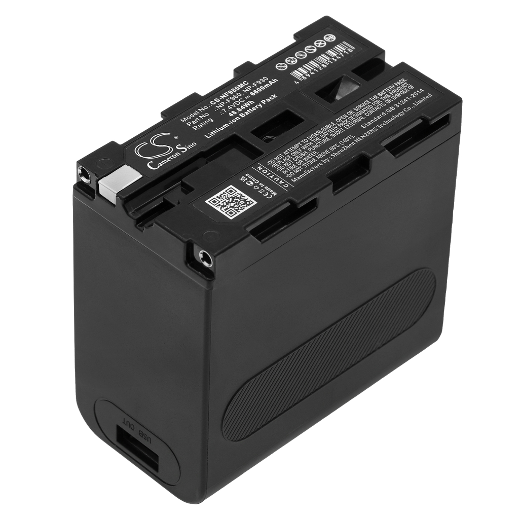 Batterie de l'appareil photo Sound devices CS-NF980MC