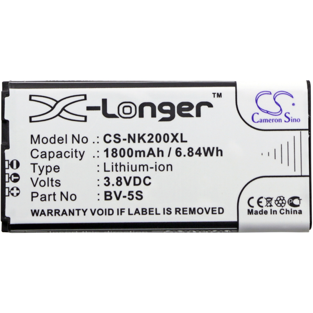 Batteries Remplace BV-5S