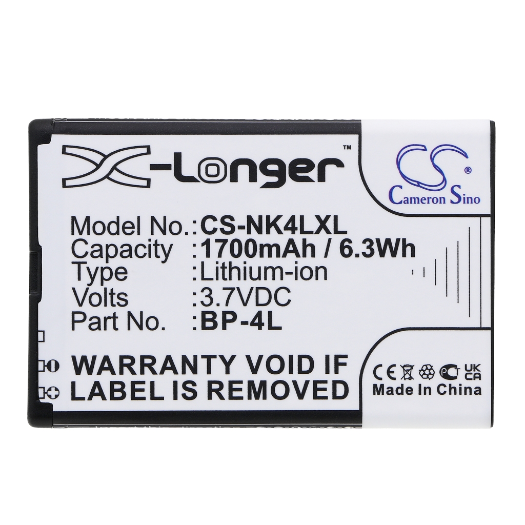 Mobile Phone Battery Zalip CS-NK4LXL