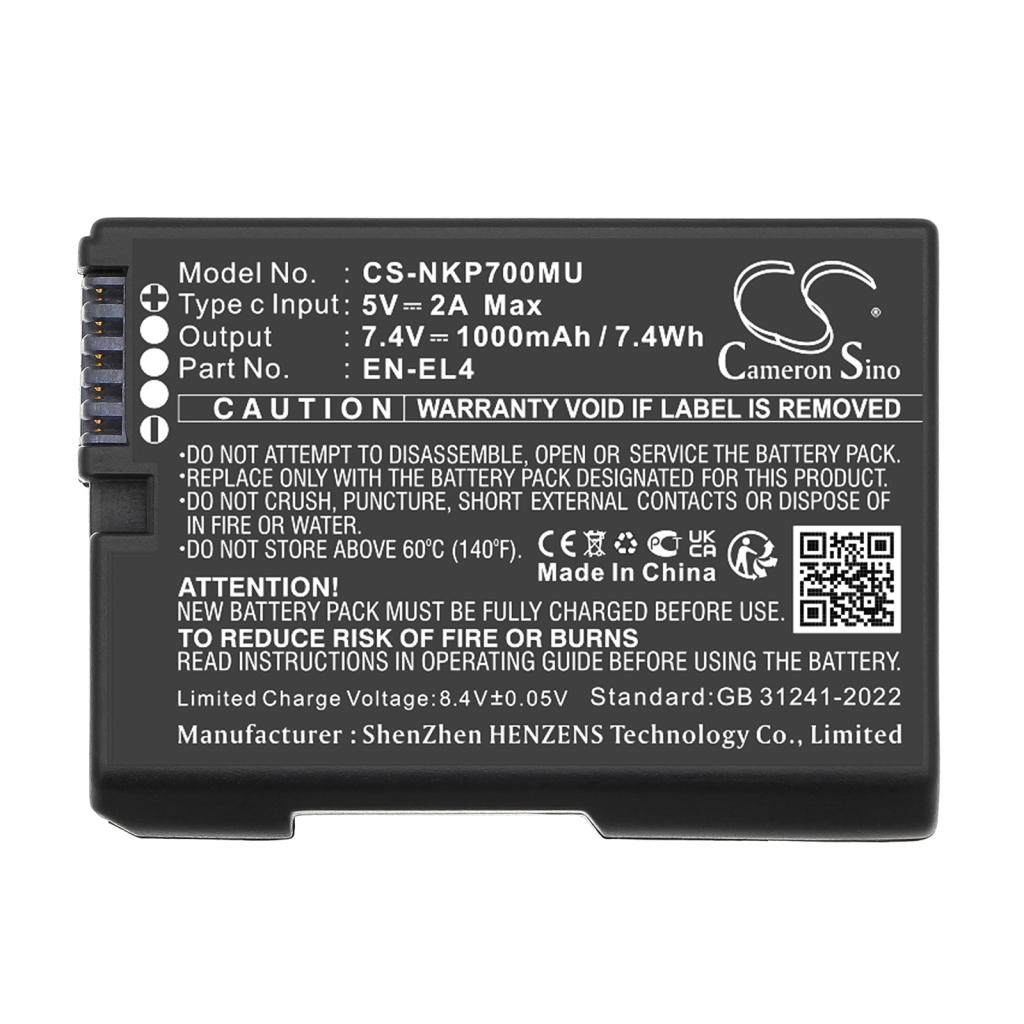 Batterie Remplace EN-EL4