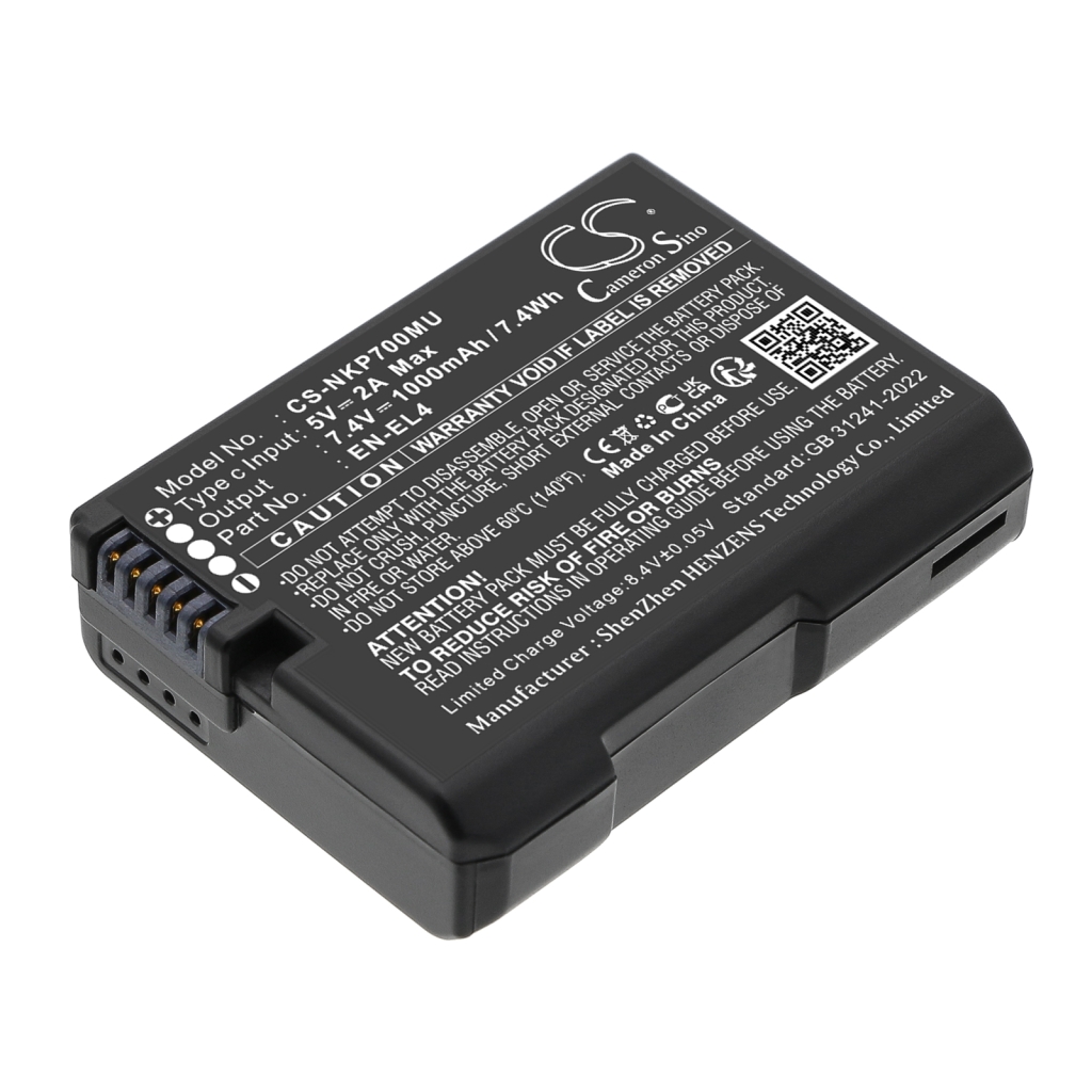 Batteries Remplace EN-EL4a