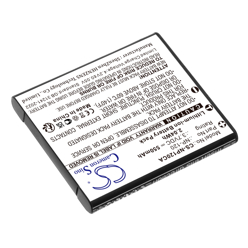 Batterie de l'appareil photo Casio CS-NP120CA
