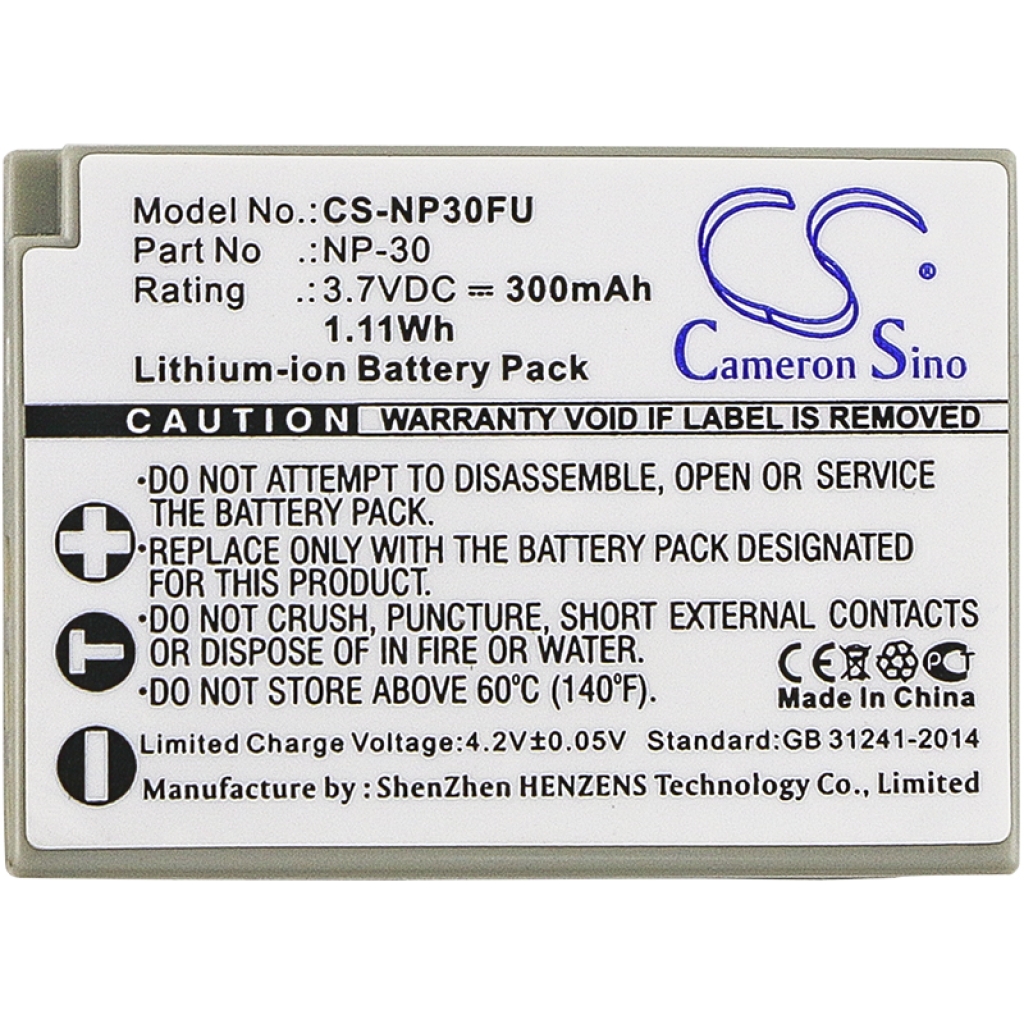 Camera Battery Yakumo CS-NP30FU