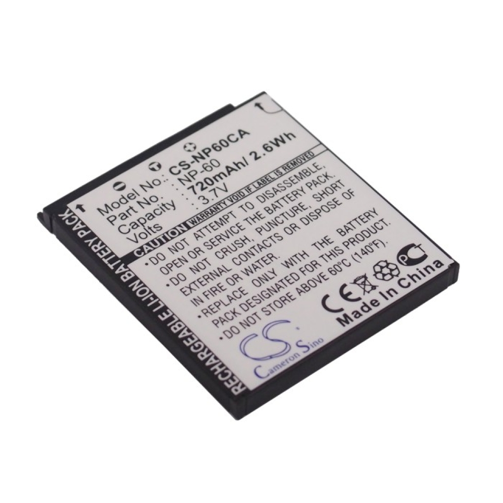 Batterie de l'appareil photo TRAVELER CS-NP60CA