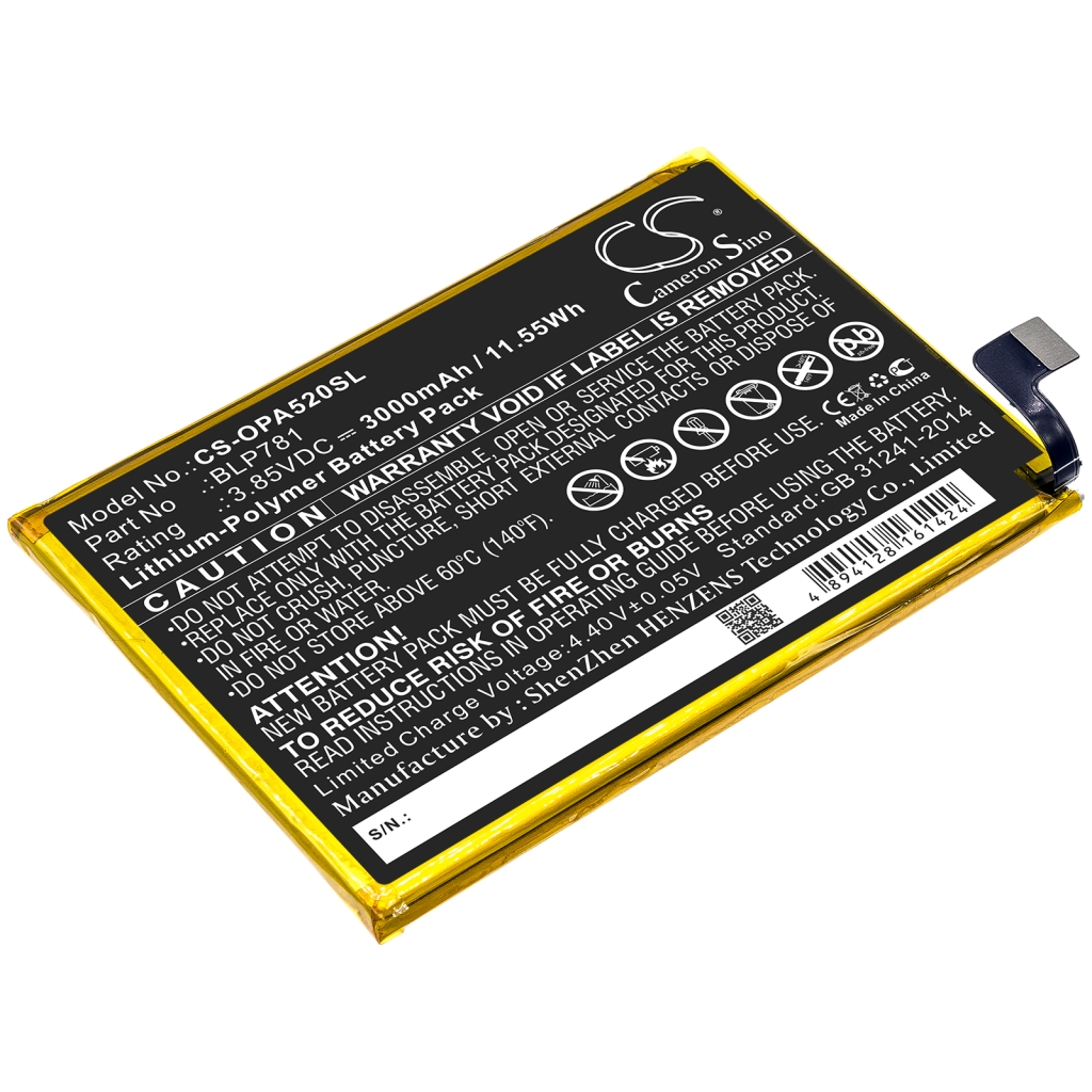 Batterie de téléphone portable OPPO CS-OPA520SL