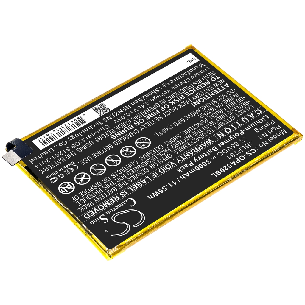 Batterie de téléphone portable OPPO CS-OPA520SL