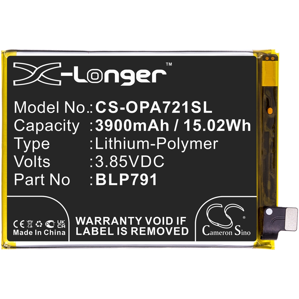 Batterie de téléphone portable OPPO CS-OPA721SL