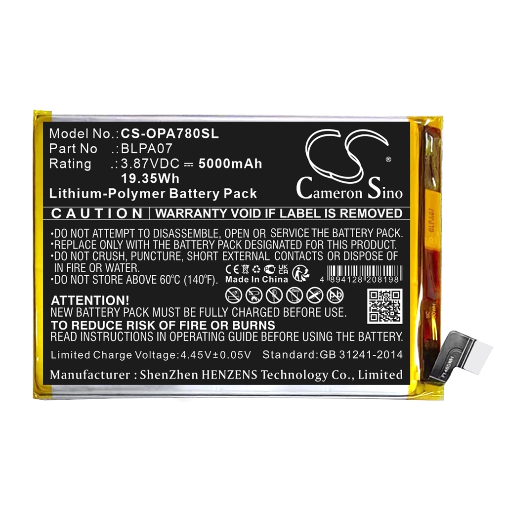 Batterie de téléphone portable OPPO CS-OPA780SL