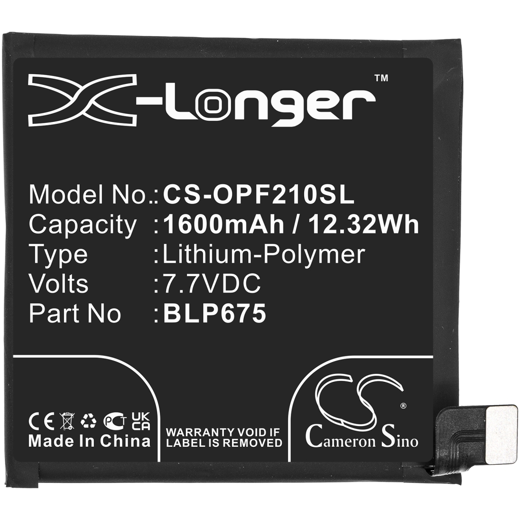 Batterie de téléphone portable OPPO CS-OPF210SL