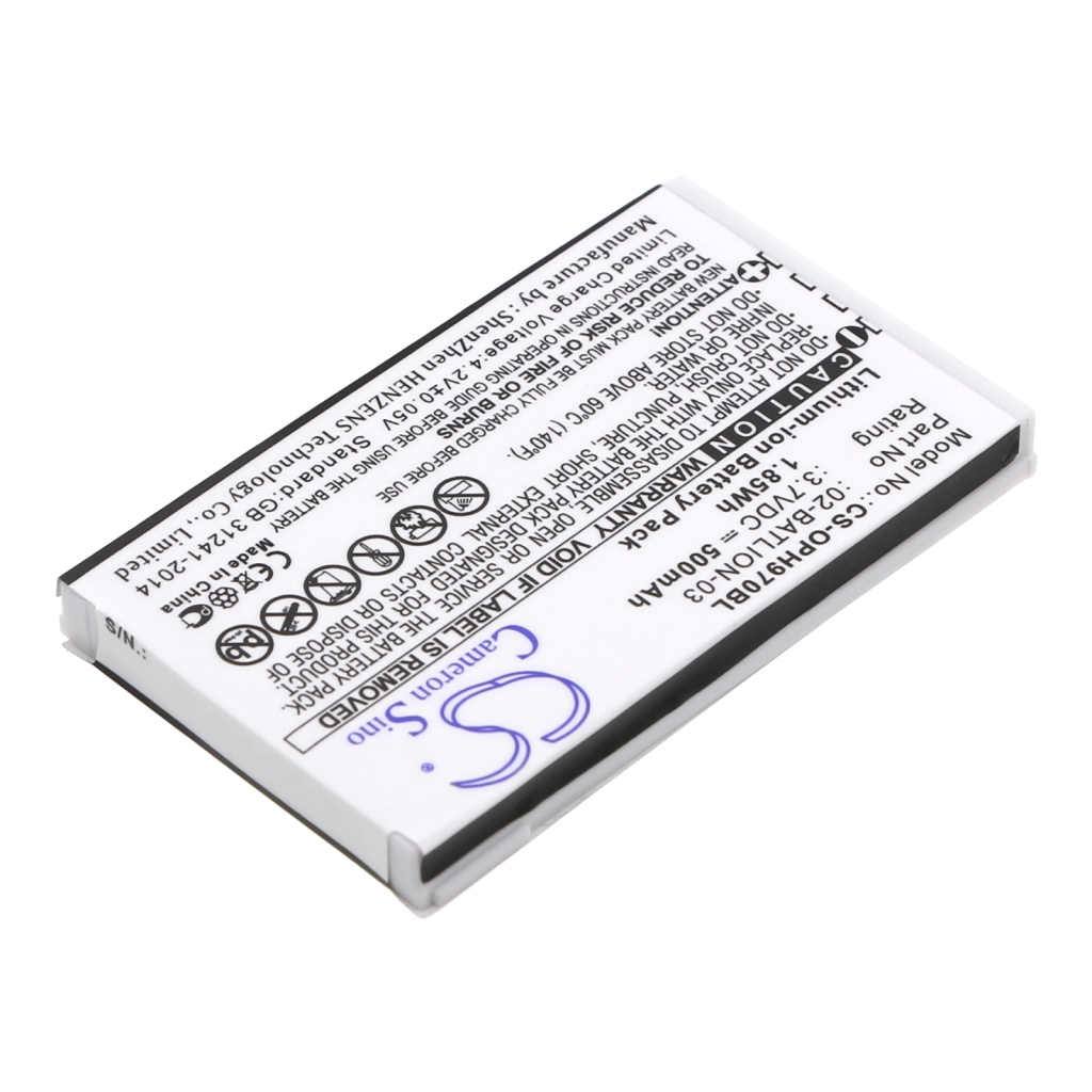 Code à barres, Scanner Batterie du scanner Opticon OPL-9712