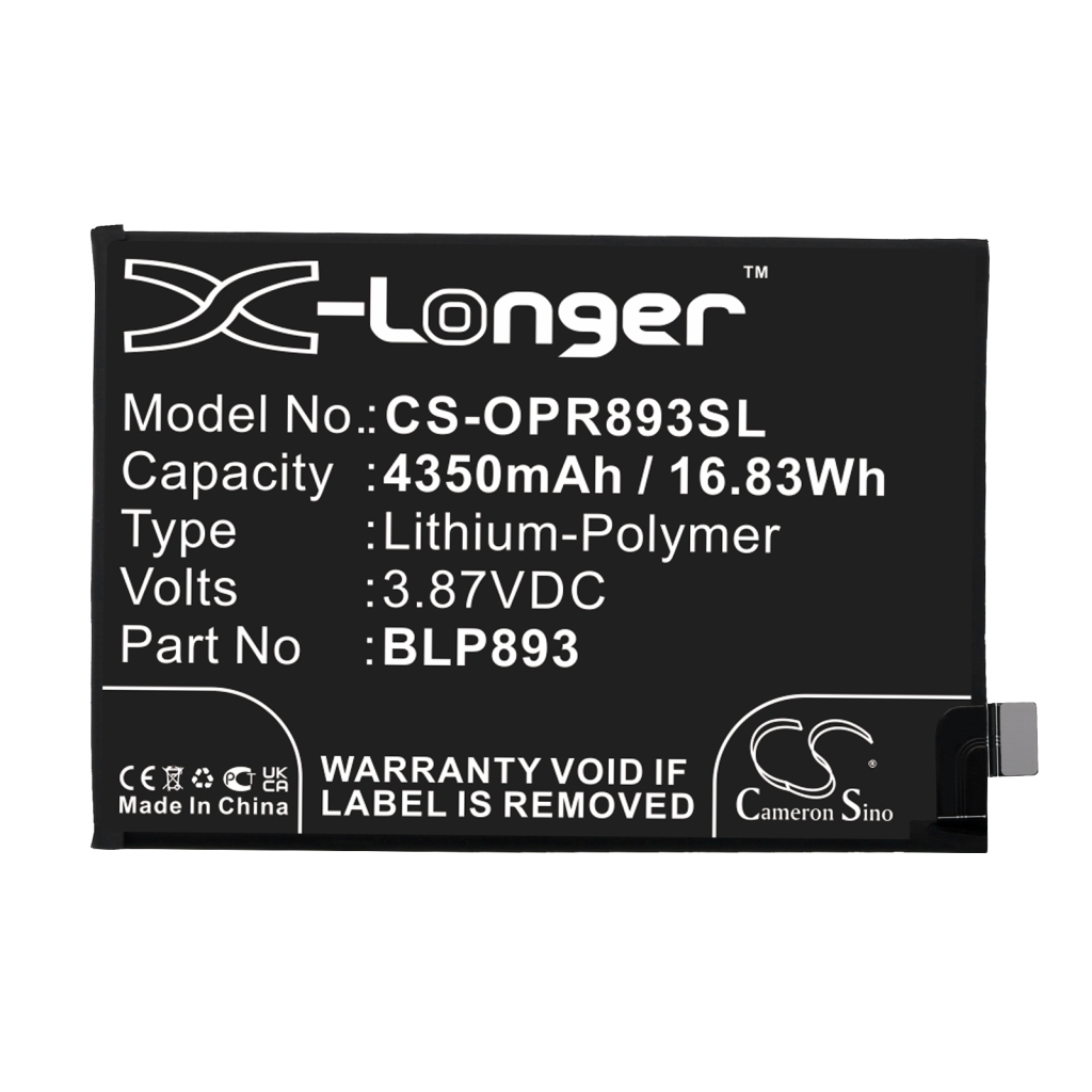Batterie de téléphone portable OPPO CS-OPR893SL