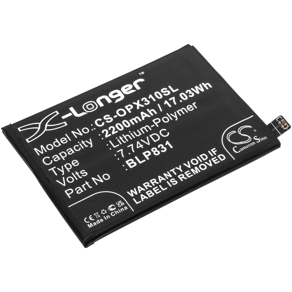 Batterie de téléphone portable OPPO CS-OPX310SL