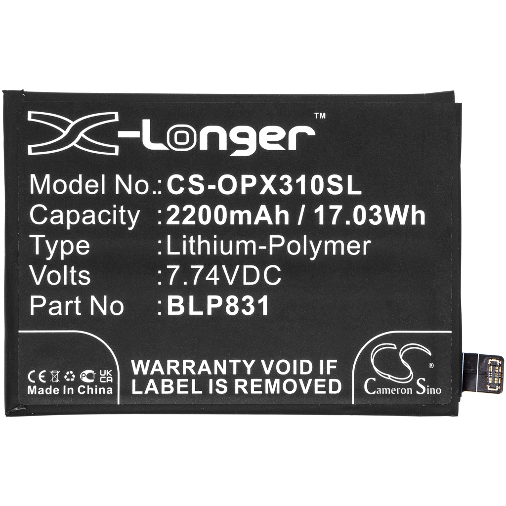 Batterie de téléphone portable OPPO CS-OPX310SL