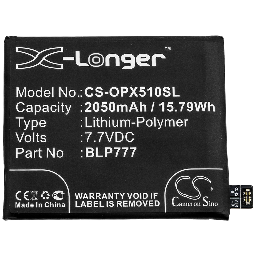 Batterie de téléphone portable OPPO CS-OPX510SL