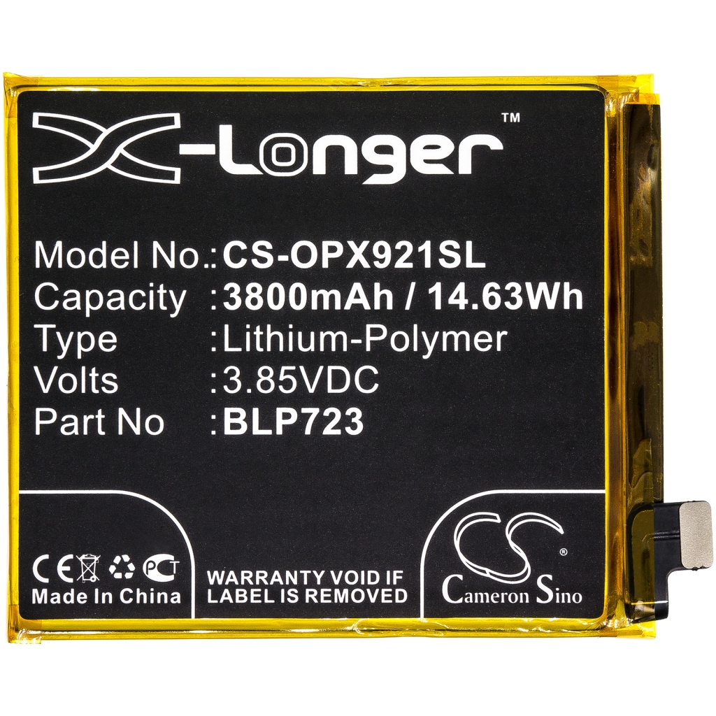 Batterie de téléphone portable OPPO CS-OPX921SL