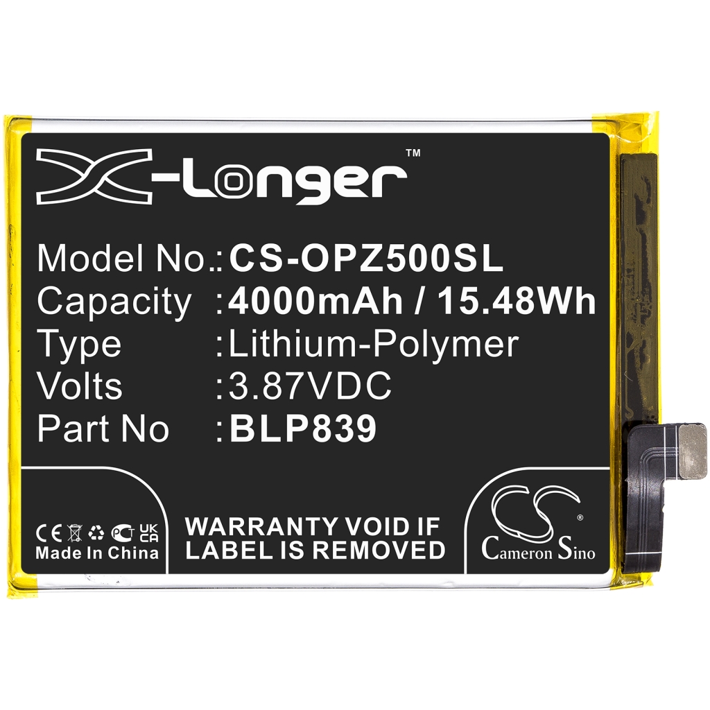 Batterie de téléphone portable OPPO CS-OPZ500SL