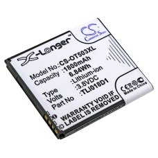 Remplacement de batterie compatible pour Alcatel TLI018D1,TLI018D2