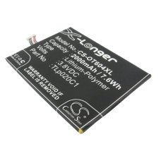 Remplacement de batterie compatible pour Alcatel CAC2000012C2,TLP020C1,TLP020C2