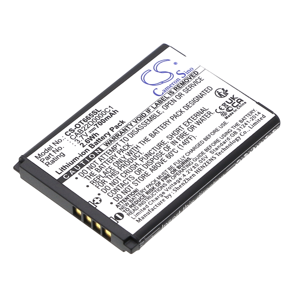 Mobile Phone Battery Alcatel OT-665