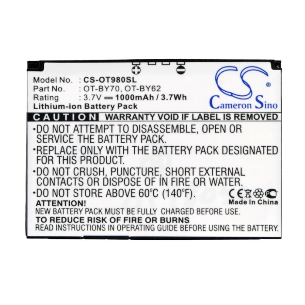 Batteries Remplace OT-BY70