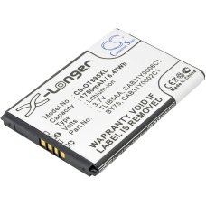 Remplacement de batterie compatible pour Alcatel BY75,CAB150000SC1,CAB31Y0002C1,CAB31Y0006C1,TLIB5AA...